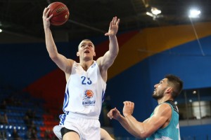 Баскетбольная форма Енисей Красноярск детская белая 2017/2018 XL