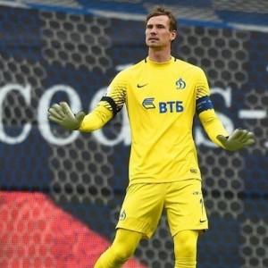 Детская вратарская форма Динамо Гостевая 2017/2018 Лонгслив (рост 140 см)