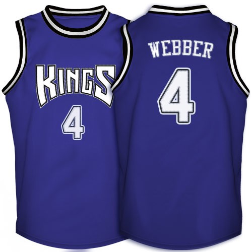 Баскетбольная форма Крис Уэббер мужская фиолетовая XL