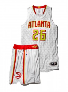 Баскетбольная форма Атланта Хоукс мужская белая 2017/2018 XL