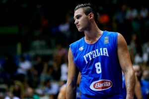Баскетбольная форма Италия мужская синяя 2017/2018 4XL