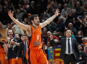 Баскетбольная форма Валенсия мужская оранжевая 2017/2018 2XL