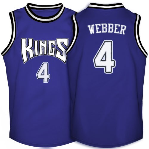 Баскетбольные шорты Крис Уэббер детские фиолетовая 2XL