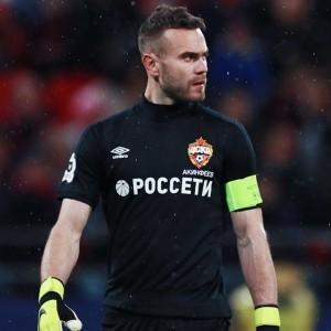 Детская вратарская форма ЦСКА Гостевая 2018/2019 (рост 100 см)