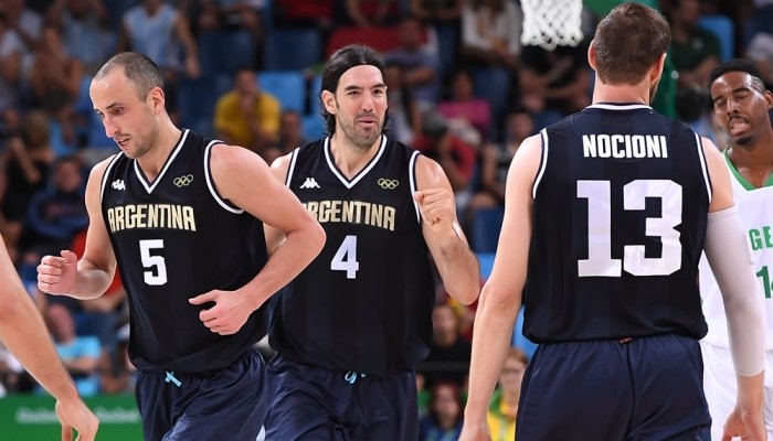 Баскетбольная форма Аргентина мужская синяя 2017/2018 M