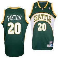 Баскетбольная форма Гэри Пэйтон мужская зеленая 2XL