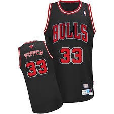 Баскетбольная форма Скотти Пиппен мужская черная XL