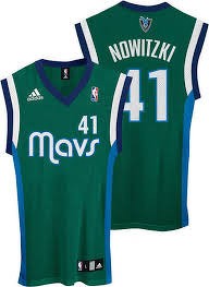 Баскетбольная форма Дирк Новицки мужская зеленая 3XL