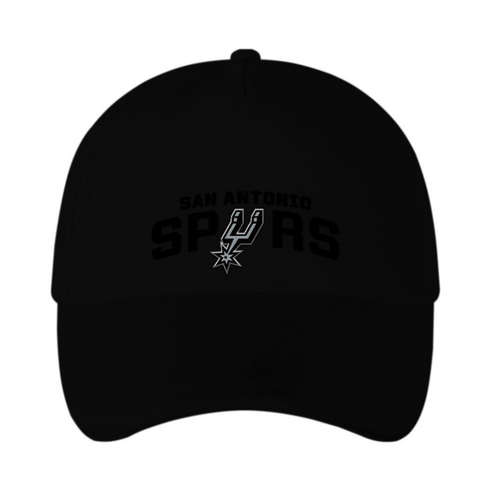 Кепка черная с логотипом Сан-Антонио Спёрс