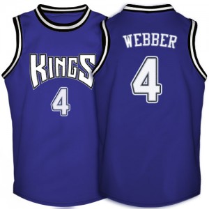 Баскетбольная форма Крис Уэббер детская фиолетовая 2XS