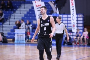 Баскетбольная форма Нижний Новгород мужская черная 2017/2018 4XL