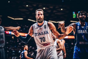 Баскетбольная форма Италия мужская белая 2017/2018 4XL